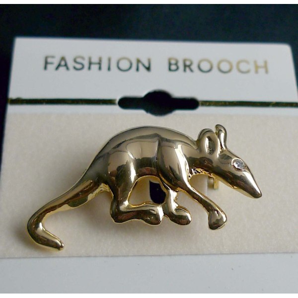 Brosch Råtta