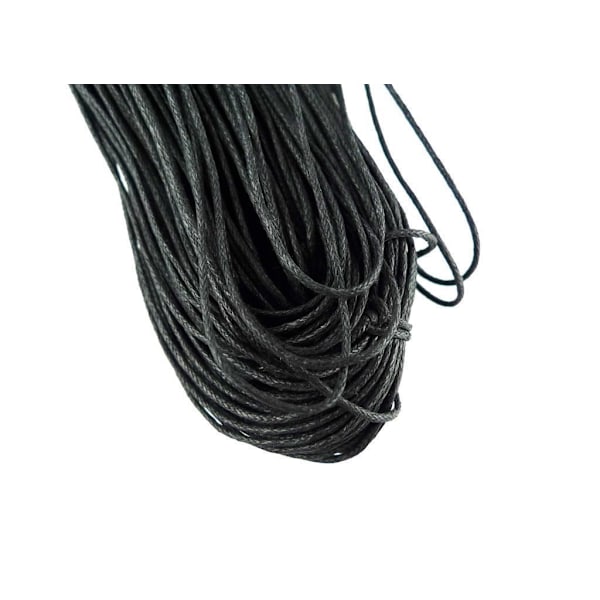 Cord 1m svart 1 mm