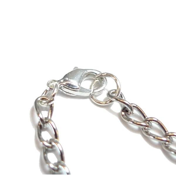 Ankellänk 22cm Platinerad