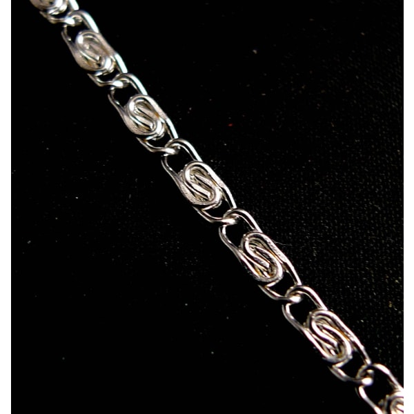 Ankellänk 30cm+5cm Förlängning Silverpläterad X-tra Lång