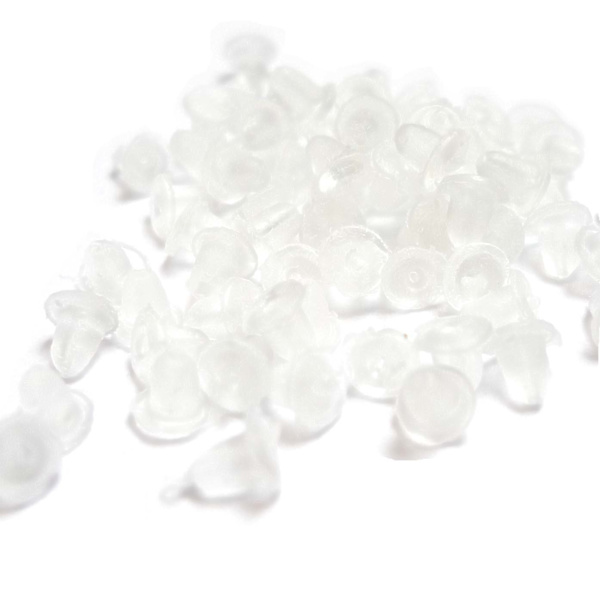 Bakstycken för örhängen av plast 20-pack