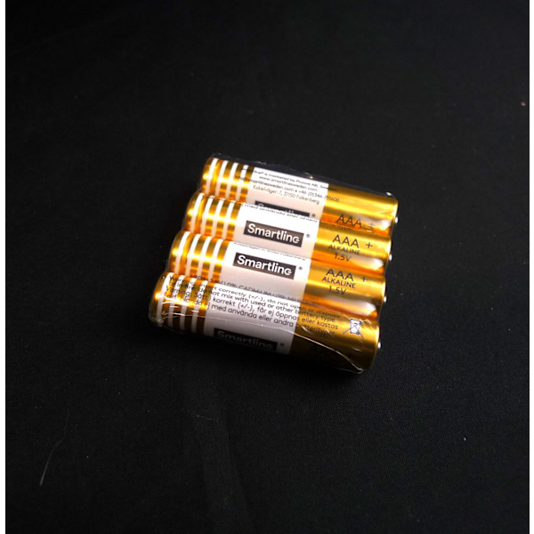 AAA Batterier 1,5V Smartline 4-Pack