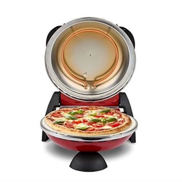 Pizzaugn - G3Ferrari Delizia - 1200W - Rostfritt stål - Röd - Energiklass A