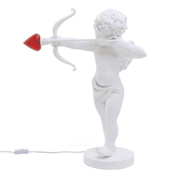 CUPIDON-LED bordslampa i harts H50cm Vit Seletti - designad av Uto Balmoral H 50cm