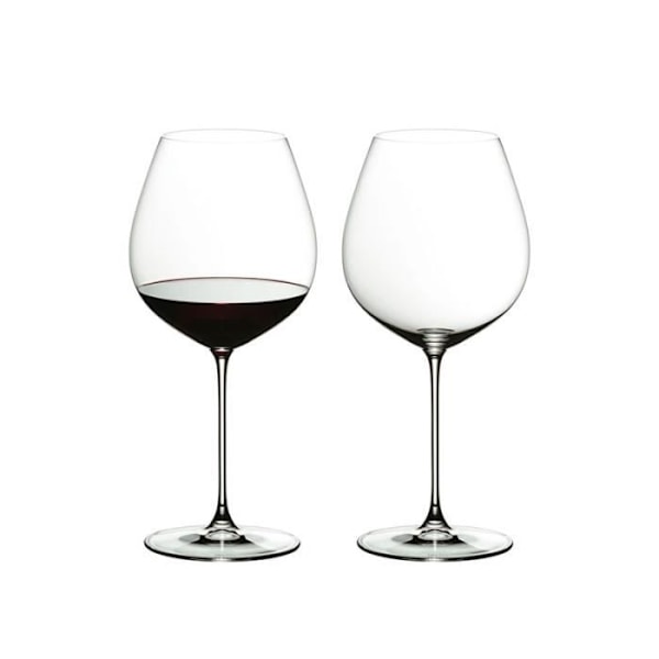 RIEDEL Veritas Set med 2 gamla Pinot Noir rödvinsglas Transparent