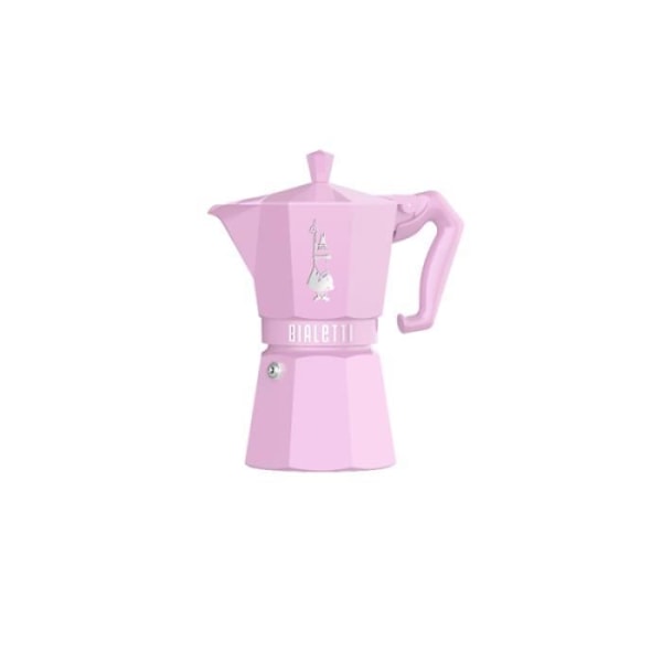 BIALETTI Moka Exclusive 6 koppar i rosa