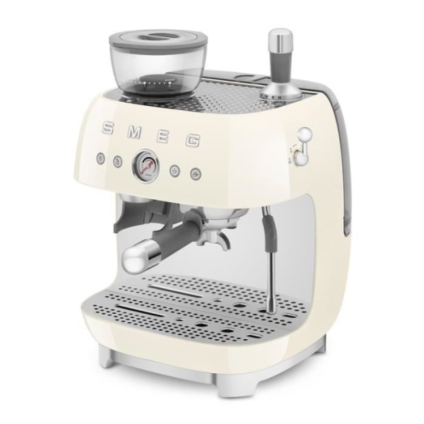 50s Cream Espresso kombinerad kaffemaskin - Smeg