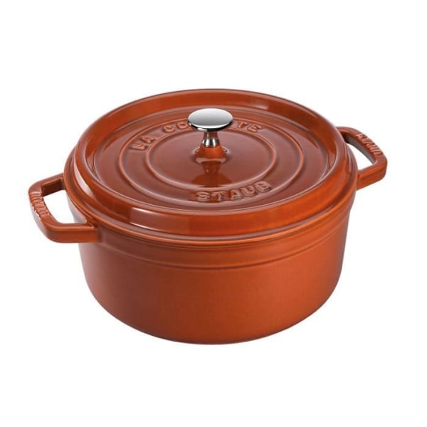 STAUB Rund Gryta 26 cm Kanel