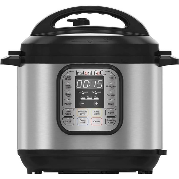 Instant Pot Duo 3L - 7 i 1 multifunktionstryckkokare - tryckkokare, riskokare, stekpanna, yoghurtbryggare, ångkokare och matvärmare