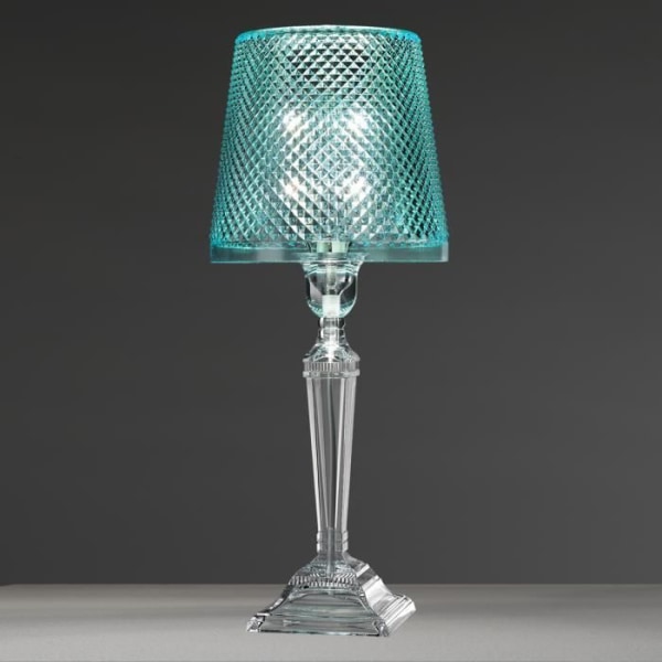 Mario Luca Giusti Cleopatra Lampa Transparent-Turkosblå