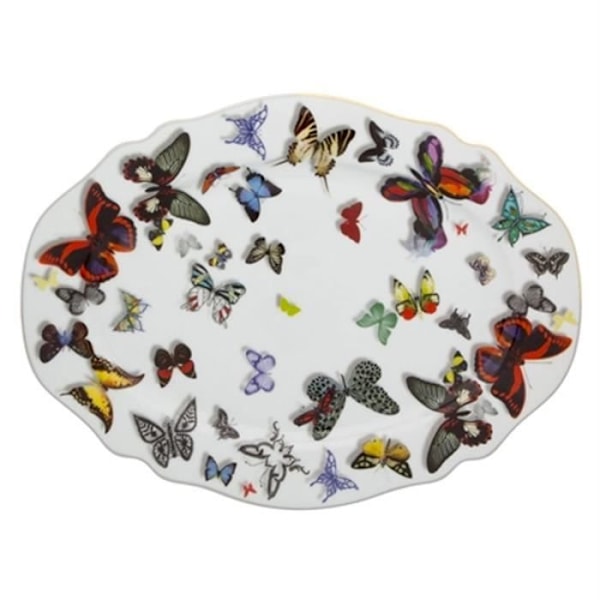 VISTA ALEGRE Butterfly Parade Liten oval tallrik