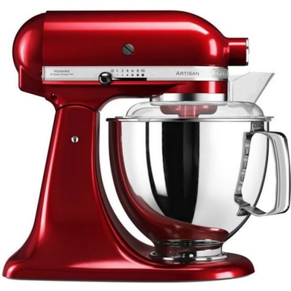 KitchenAid Artisan 5KSM175PSECA stativblandare - Röd - 4,8 L skål i rostfritt stål - 300 W