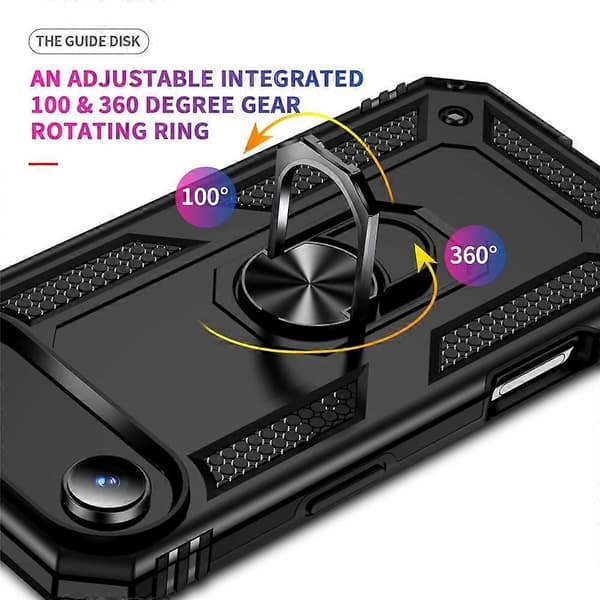 Compatible For iPhone 17 Air Case PC + TPU Phone Cover with Stand