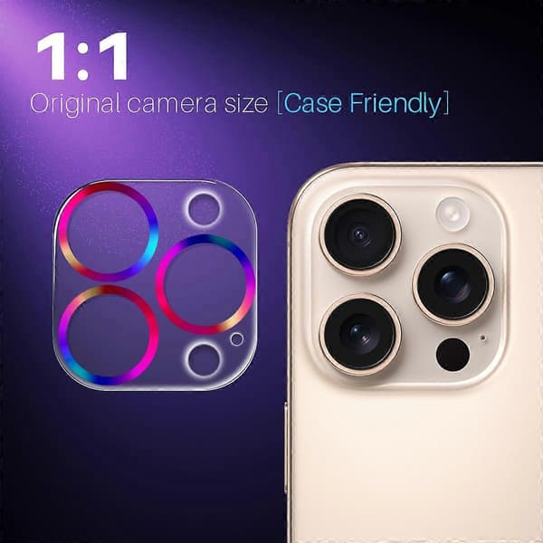 Til iPhone 16 Pro Kameralinsebeskyttere