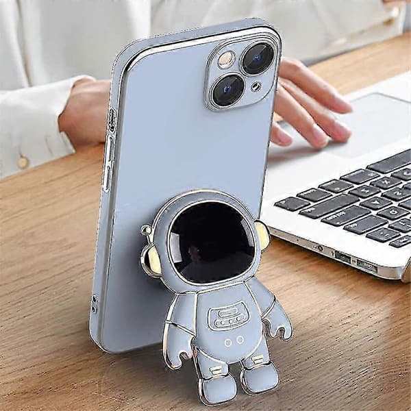 Astronaut Dold Stativfodral Iphone 13 Pro Max Telefonfodral Med Stativ