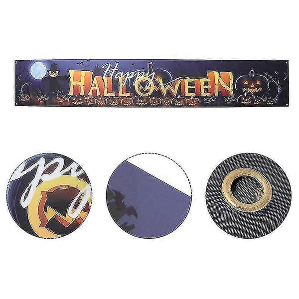 1 stk Halloween-vimpel til Halloween-dekor