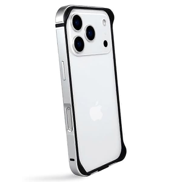 För iPhone 17 Pro Max Bumperfodral Ultratunt Metall TPU Telefonram Skyddsfodral