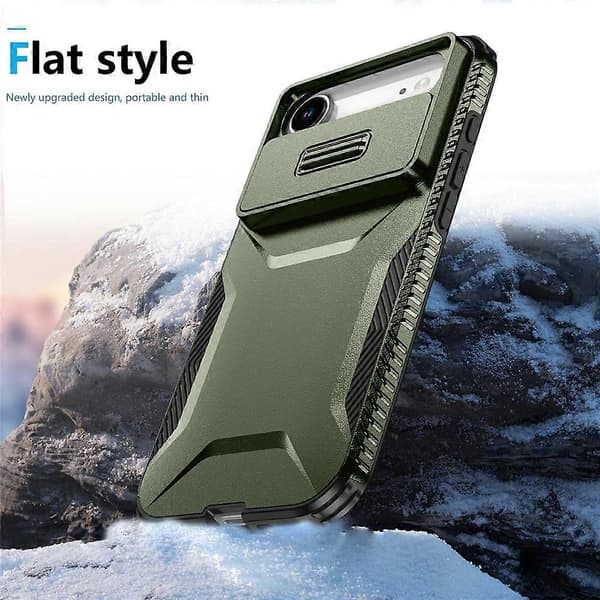 Kompatibel til iPhone 17 Air Case Camshield TPU + PC Telefonbeskyttelse Skridsikker sidekant