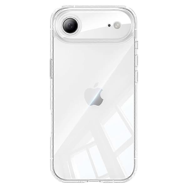 Til iPhone 17 Air-deksel Air Cushion TPU+glassbakside støtsikkert telefondeksel