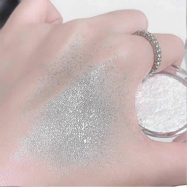 Mat Hvid Highlight Palette Sort Monokrom Øjenskyggepalette