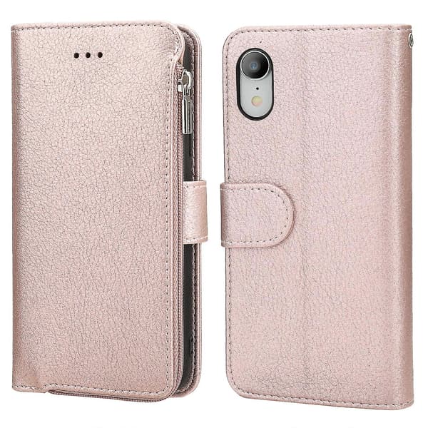 Iphone Xr -kotelo, lompakko kaulanauhalla, korttipidike, PU-nahkaa