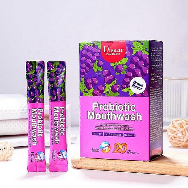 Probiotisk munnvann Frisk pust Bærbart drue munnvann 200ml PU4207 A