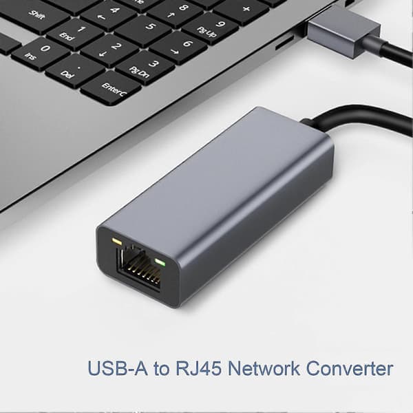 USB 3.0 Ethernet-adapter 1000 Mbps Gigabit bærbar højhastigheds-laptop-tilbehør USB-A til RJ45 netværkskonverter til Windows til Mac OS til Android