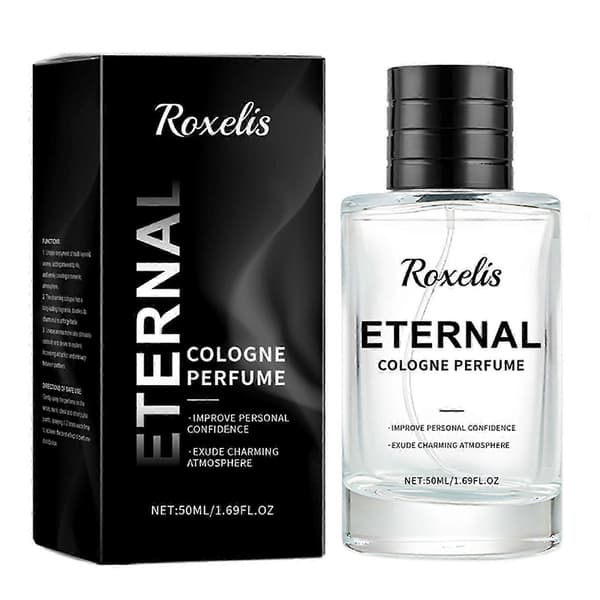 Eternal Cologne til Mænd, Langvarig Frisk Citron Citrusduft, 50ml Eau de Toilette, Gave til Mænd