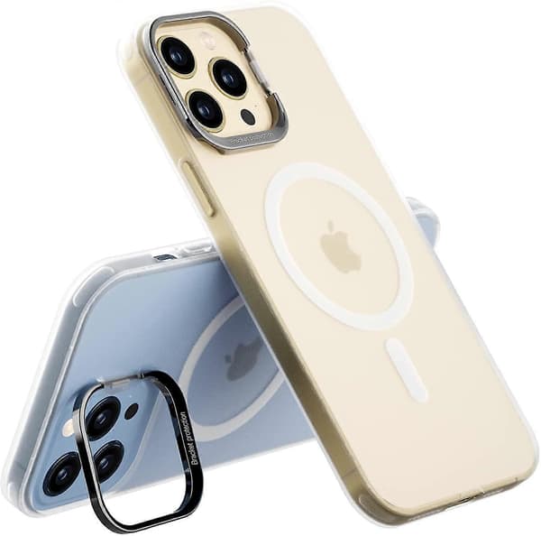 Magnetic Case with Kickstand Compatible with iPhone 13 Pro Max / iPhone 13 Pro / iPhone 13, Shockproof Protective Cover