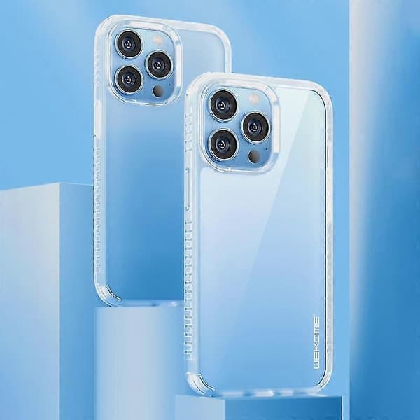 For iPhone 13 Wekome Armor Anti-drop Phone Case (Clear Black)
