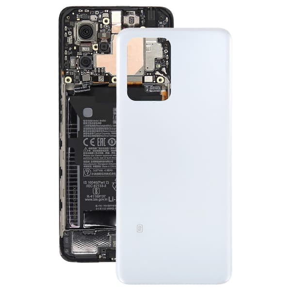 För Xiaomi Redmi Note 11T Pro / Note 11T Pro+ / Poco X4 GT KOMPATIBEL Batteri Bakstycke (Vit)