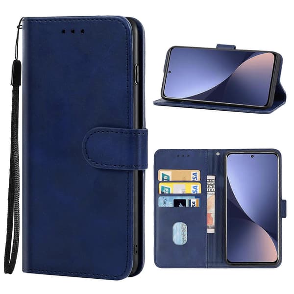 Läderfodral för Xiaomi 12X (Blå)