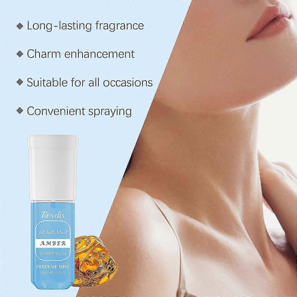 Amber Jasmine Parfymespray, langvarig frisk blomsteraktig elegant duft, 100ml