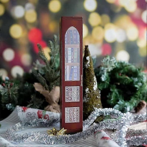 Mini bog-julepynt adventskalender, gaver til bogelskere, julebogs-nedtællingskalender, julepynt 2 stk.