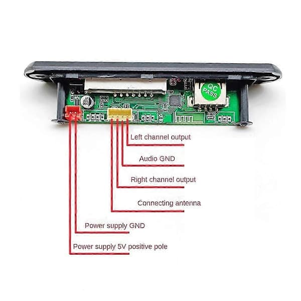 DIY FM-radio elektronisk sett Bluetooth-lyd