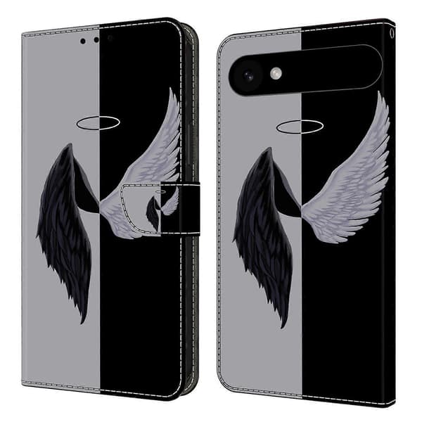For iPhone 17 Air Case Magnetic Closure 3D Pattern Leather Wallet Phone Cover