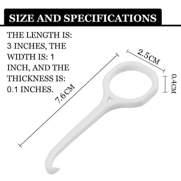 Tilbehør for demontering av munnpleie - Aligner Remover Tool [4-pakning] - Matkvalitetsplast - 3 tommer A