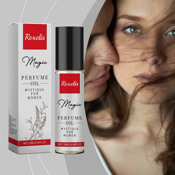3 stk Roxelis Charm Pure Parfymeolje, Romantisk Langvarig Bærbar Duft