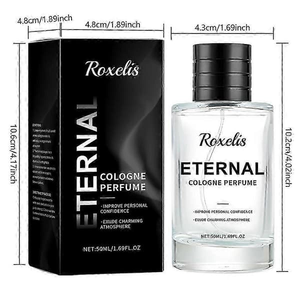 Evig Köln for menn, langvarig frisk sitron-sitrusduft, 50 ml Eau de Cologne, gave til menn