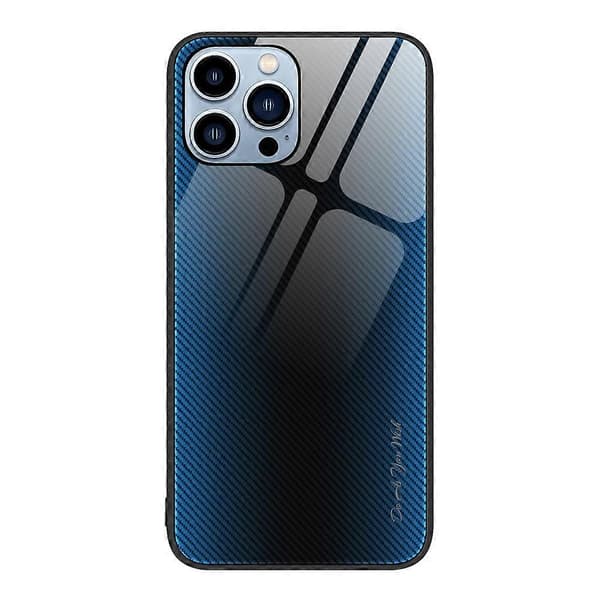 Til iPhone 13 Pro Max Tekstur Gradient Glas TPU Telefoncover