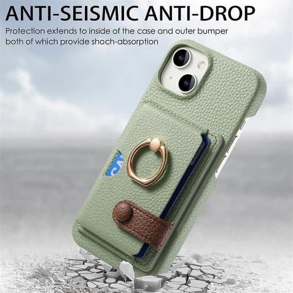 Ringkortholder-cover til iPhone 15