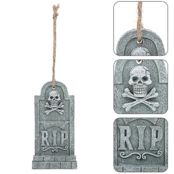 1 stk. Halloween gravsten til Halloween-udsmykning