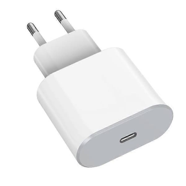 Lader til iPhone 16 / iPhone 16 PLUS / iPhone 16 PRO / iPhone 16 PRO MAX - Rask 20W Vegglader Phonillico®