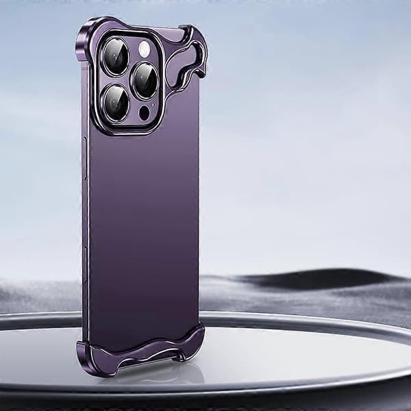 Rammeløst telefoncover i metal til iPhone 16 Pro Max
