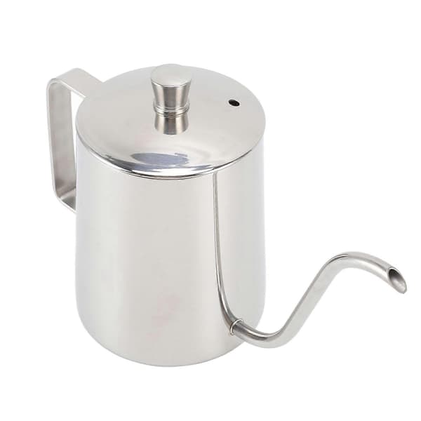Gooseneck Coffee Maker with Slim Drip Spout, Stainless Steel Pour Over Coffee Maker