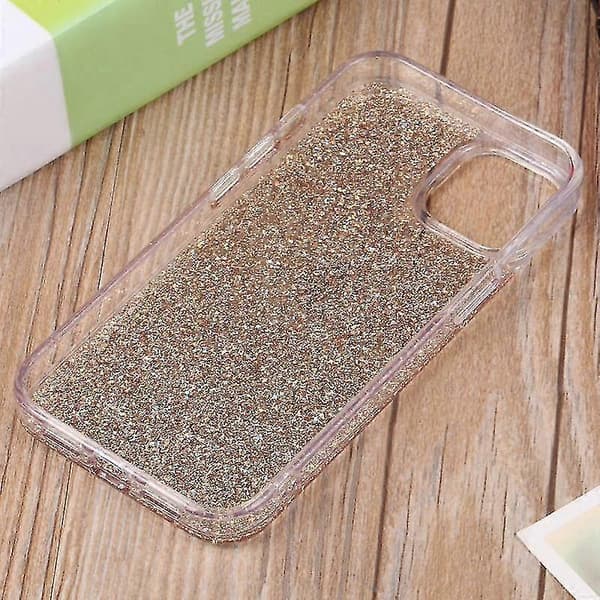 För Iphone 13 Dfans Design Starry Sky Epoxy Telefonfodral (guld)