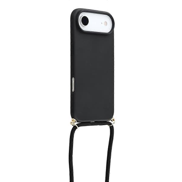 Compatible For iPhone 17 Air Case Biodegradable Wheat Straw + TPU Eco-Friendly Phone Cover With Lanyard