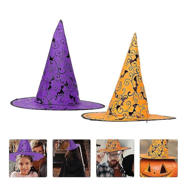 2st Halloweenhattar för Halloween-dekorationer
