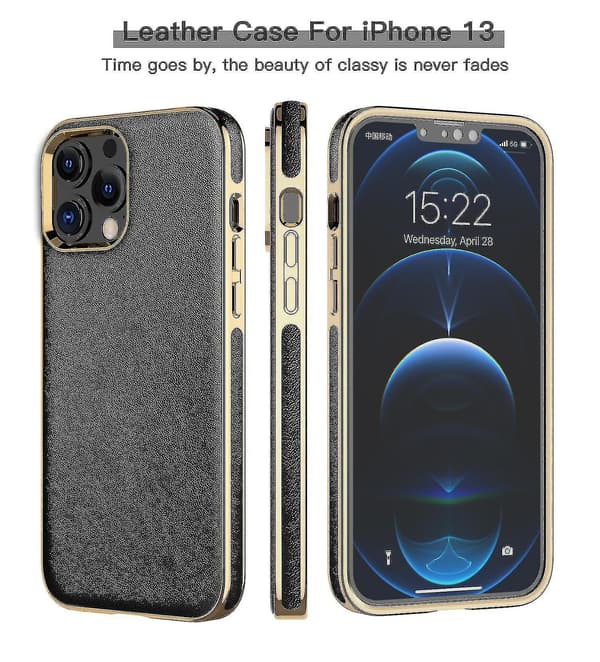Nahkakotelo iPhone 13:lle, iPhone 13 Pro Maxille, 13 Minille