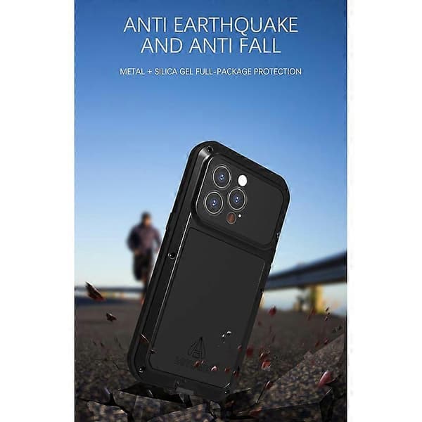 LOVE MEI Metalltelefondeksel til iPhone 13 Pro